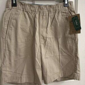 L.L. Bean Lakewashed Strerch Shorts Men’s S Regular Khaki